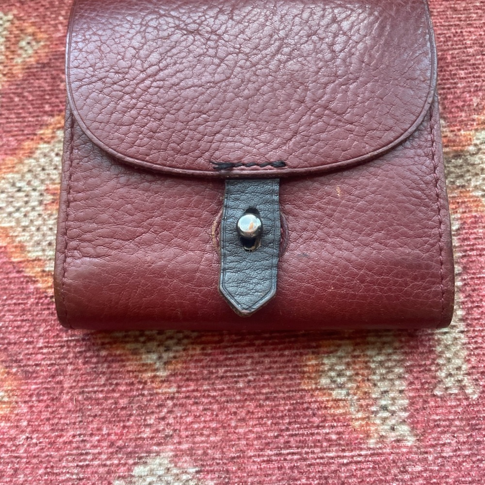 Elk Burgundy Leather Wallet